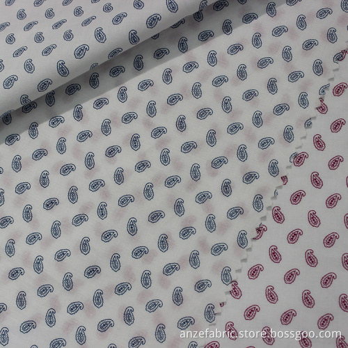 100% cotton poplin paisley pattern fabric for garment